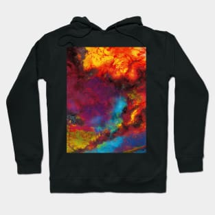 Abstract Splatter Paint Hoodie